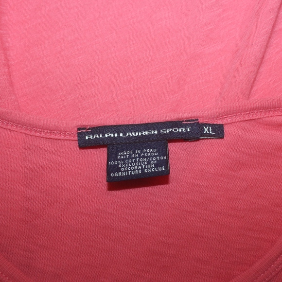 Ralph Lauren Sport Women’s Pink Blouse Size XL - Picture 4 of 4